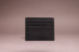 Woodbridge Men's Black Card Holder Leather Wallet