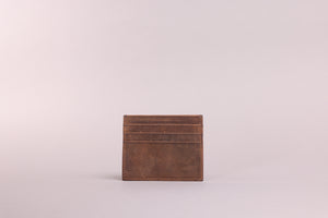 Woodbridge Men's Cognac Brown Card Holder Leather Wallet