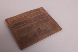 Woodbridge Men's Cognac Brown Card Holder Leather Wallet