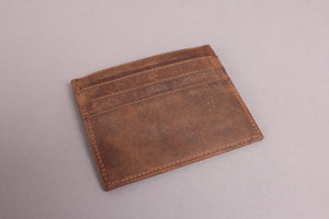 Woodbridge Men's Cognac Brown Card Holder Leather Wallet