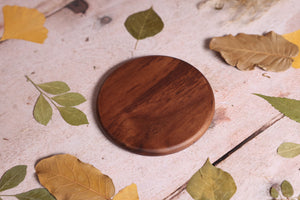 5W Wooden Wireless Charger, Portable Charger