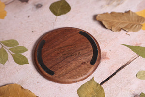 5W Wooden Wireless Charger, Portable Charger