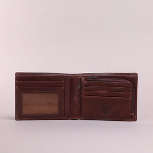 Redbrick Bifold Dark Brown Leather Wallet