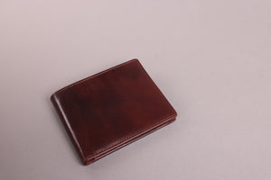 Redbrick Bifold Dark Brown Leather Wallet