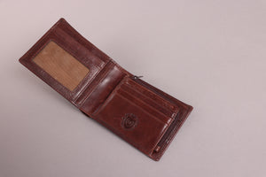 Redbrick Bifold Dark Brown Leather Wallet