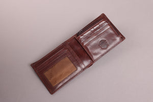 Redbrick Bifold Dark Brown Leather Wallet