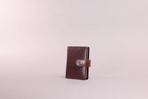 Redbrick Dark Brown Bifold Leather Card Holder Wallet