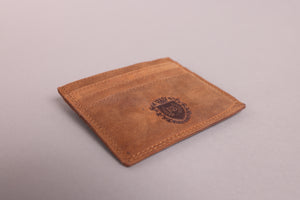 Redbrick Men's Cognac Hunter Leather Card Holder
